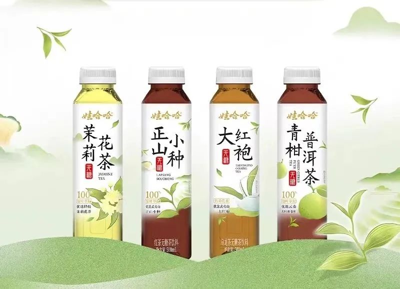 娃哈哈推出四款無(wú)糖茶新品